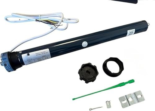 Motore per tapparella elettrica 100 kg - 50 Nm Silenzioso Automazione Tapparella Avvolgibile Motore completo di accessori e istruzioni