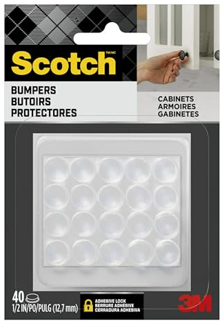 Scotch Mounting, Fastening & Surface Protection SP951-NA Scotch Bumpers, 1/2 Round