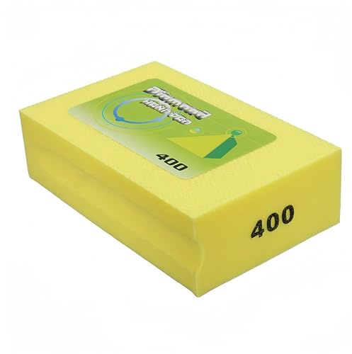 Diamond Sanding Blocks Hand-Held Pad Polishing Grinding Block for Glass Granite Concrete Marble 400 Grit