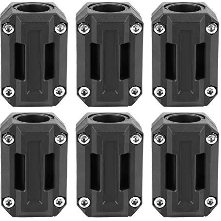 Crash Bar Protectors,3 Pair Universal Motorcycle Bumper Blocks Engine Guard Bumper Block Protection Decor 22, 25, 28mm Fit For R1200GS R1150GS, Black