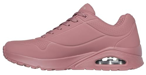 Skechers Uno Stand On Air, Scarpe da ginnastica Uomo, Ash Rose Durabuck Mesh, 45 EU