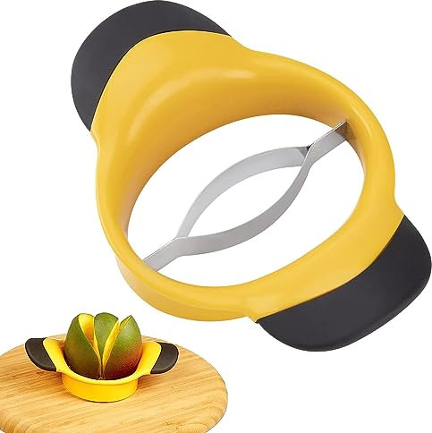 Taglia Mango, Affettatrice di Mango in Acciaio Inox, Taglia Mango a Cubetti, Usato per Mango Parti & Canotaggio