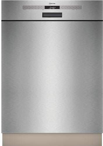 NEFF S125HTS01E, N 50, Smarter Unterbau-Geschirrspüler, 60 cm, Spülmaschine mit Besteckkorb, besonders leise, AquaSensor zur Schmutzerkennung, Chef 70º C für hartnäckige Verschmutzungen, Aqua Stop