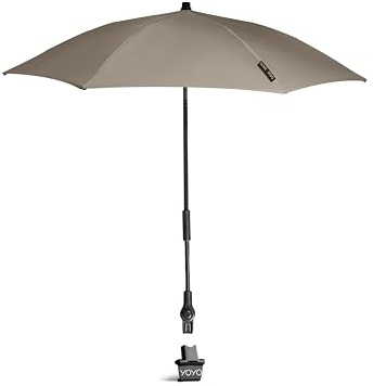 Sombrilla para Stokke YOYO, Taupe - Protección UPF 50+, opacidad mejorada - Úsala con el cochecito YOYO, con el pack para recién nacidos 0+, el capazo o el pack color 6+