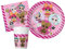 Kit Party Tavola L.O.L. Surprise! Glam per 24 persone (88 pezzi: 24 piatti Ø23cm, 24 bicchieri 200ml, 40 tovaglioli 33x33cm)