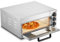 VEVOR Four à Pizza Commercial Capacité 16 po, Four Électrique de Comptoir Simple Étage, en Acier Inoxydable, avec Pierre et Poignée, Machine à Pizza d'Intérieur Polyvalente pour Restaurant Maison