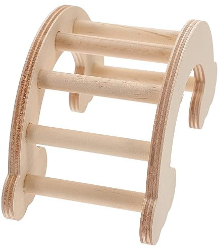 POPETPOP Hamster-kletterleiter Leitern Für Hamsterkäfige Welpe Meerschweinchenkäfig Kleintiertunnel Hundepuzzle Käfigeinlagen Für Meerschweinchen Katzenkäfig Im Freien Hundezaun Hölzern