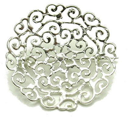 Brosche aus 925 Sterling Silber Empress