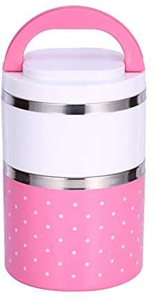 LiebeWH Contenitore Termico per Pranzo Al Sacco Termico Contenitore Termico per Alimenti con Doppi Manici in Silicone