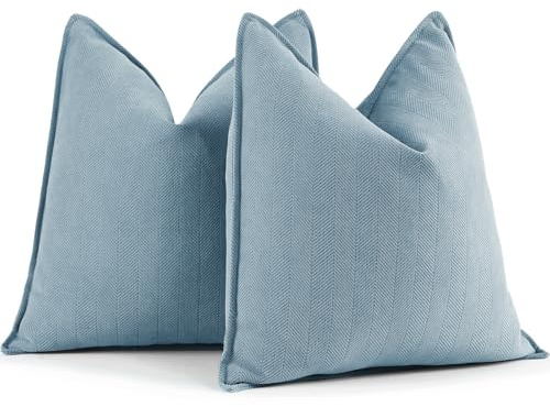 ZWJD Set di 2 Cuscini Divano 40x40 cm - Federe in Ciniglia Morbida, Cuscini Decorativi Eleganti per Salotto, Letto e Arredo Casa - Lusso Moderno