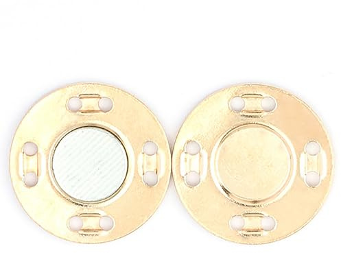 5 st/set magnetknappar sömnadsmaterial magnetiskt metallspänne 5 par osynliga tryckknappar för kläder kappa handgjord gör-det-själv-tillbehör
