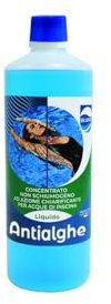 ANTIALGHE LIQUIDO DA 1 LITRO PER PISCINE E SPA – RIMUOVE ALGHE E PREVIENE FORMAZIONE, TRATTAMENTO PISCINE E SPA