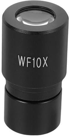 Mikroskop Vergrößerungslinse 10 Stück mit 16mm Sichtfeld Schwarz