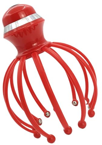 Massore della testa del polipo del polipo | Dispositivo di massaggio della testa elettrico | Massaggio della testa Spider Electrical | Massager della testa | 12 massaggiatore della testa di vibrazione