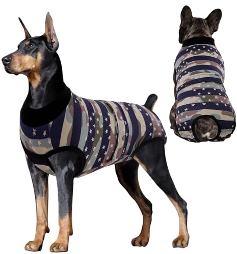 KOESON Lightweight & Soft Surgery Recovery Suit for Large Dogs Female Male