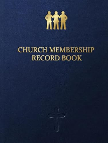 Church Membership Record Book: Member Information Register with Baptism Records and Family Details. Parishioner Logbook