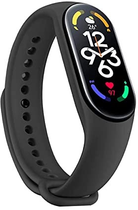 Xiaomi Smart Band 7 Fitness Aktivitätstracker, 1,62 AMOLED Display, 14 Tage Akkulaufzeit, SpO2 Tracking Schlaf-und Pulsüberwachung, Stressüberwachung, 120+ Trainings Modi, 5ATM, Mi Fit App, Schwarz