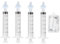 Blendura 4 PCS Siringa per Lavaggi Nasali Bambini 10 ml, Baby Doccia Nasale Sicuro e Confortevole, Irrigazione Nasale Riutilizzabile Portatile Aspiratore Nasale