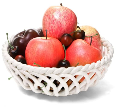 ZAVOOS Ceramic Fruit Bowl for Kitchen Counter