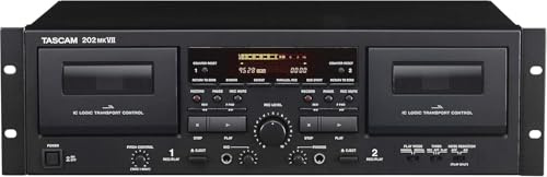 Tascam 202MKVII - Registratore a cassetta doppio con porta USB