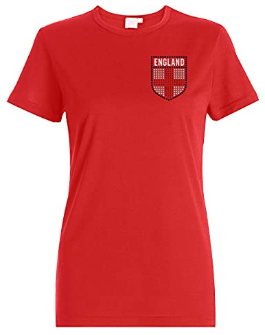 Womens England Football Shirt and Rugby Shirt Collection: Lioness England T-Shirt, Top, and T Shirt