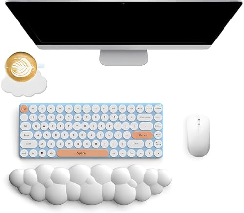 Repose-poignet pour clavier, repose-poignet ergonomique en forme de nuage, pour ordinateur et ordinateur portable