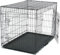TactFire Hundekäfig Faltbar klappbar mit 2 Türen,Hundehöhle Hundebox Auto mit Bodenschale ((XL) 107 x 68 x 75 cm)