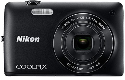 NIKON COOLPIX S4200 COMPACT DIGITAL CAMERA BLACK 16 MP 6x OPTICAL ZOOM TFT LCD (Renewed)