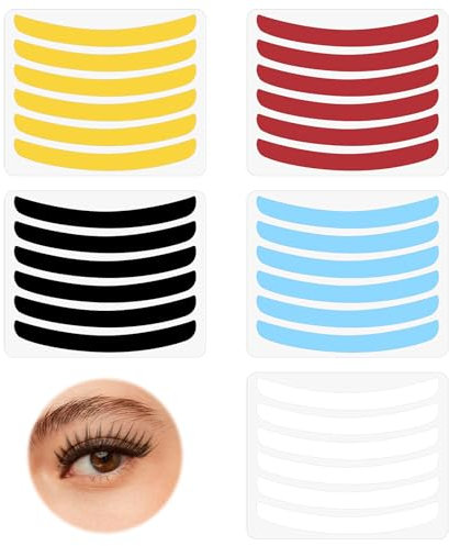 30Pcs Lash Lift Rods Ribbon Kit, Lash Lift Ribbon, Reusable Lash Lift Pads Lash Lift Tool, Silicone Lash Lift, Eyelash Perming Pads Soft Pads Silicone Perm Ribbon Eyelash Lifting Compensator(5 Colors)