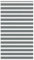 vidaXL Zebra Jalousie Dunkelgrau 130x230 cm Stoffbreite 125,9 cm, Zebra-Rollo, Doppelrollo, Zebra-Jalousie für Fenster, Doppelrollo, Zebra-Rollo