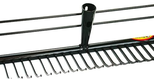 Polar Rasenrechen 60 - 100 cm breit Harke Heurechen 32 - 56 Zinken Laubrechen