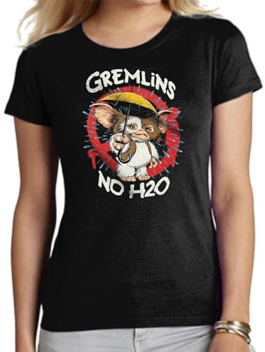 the Fan Tee Camiseta de Adulto de Mujer Peliculas Gremlins Gizmo 016 XS