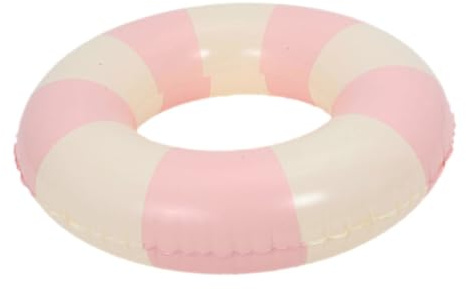 Alasum Gonfiabile Anello da Nuoto Anni Tubi Piscina Estivi Rosa e Bianco Salvagente Spesso per Feste in Spiaggia e Piscina Giocattolo Acquatico Resistente e Facile da Gonfiare
