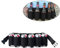 Ceinture Pour Porte Bière Support De Ceinture Canette Soda Pour Buveur Portable Réglable Pliable Avec 6 Porte-Gobelets For Party Camping Voyage Escalade Randonnée Extérieure (Noir), Noir, NO, Noir, NO