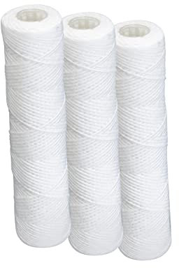 Lot de 3 cartouches bobinées anti-impuretés 25 microns efficacité 6 mois ORIA