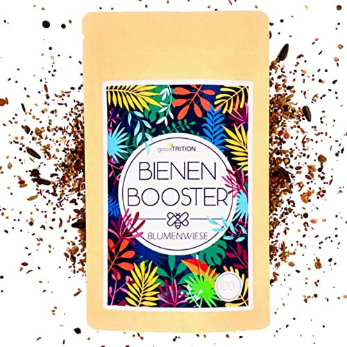 500 g Blumensamen für 500 qm Blumenwiese Bienen Booster im eigenen Garten ein- und mehrjährig (Blumen-, Kräuter- & Kulturartensamen)…