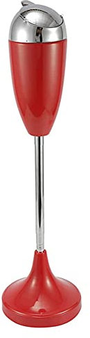 Edelstahl Standaschenbecher mit Deckel - Wetterfest, Anti-Rost Zigarrenaschenbecher für Zuhause, Büro, Terrasse - Verstellbarer Aschenbecher für den Außenbereich