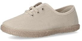 Pekes Zapato Vestir Lona Cordones - 33, Beige