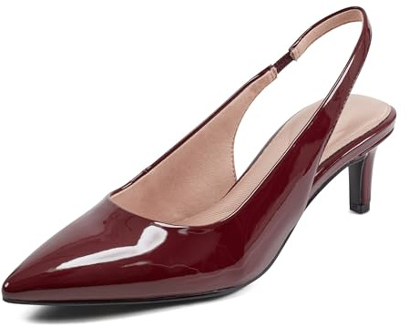 Rockport Women's Women's Corine Pump, Dark Red, 4 UK