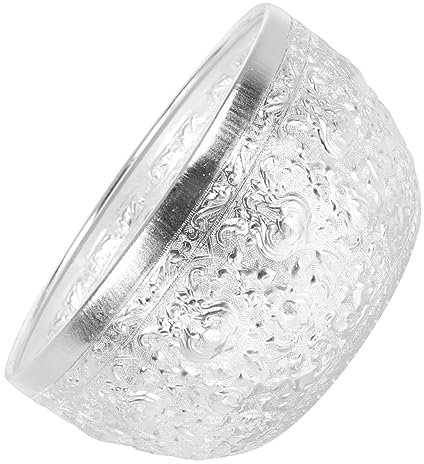 MAGICLULU Cuenco De Hojalata Multiusos De 14 Cm De Diámetro Para Arroz Sopa Fideos Hoteles Y Camping