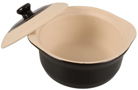 Cabilock Pentola Terracotta Per Uso Casseruola Per Brasare Zuppe Pentola Per Cucinare Pollo