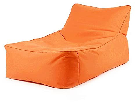 Funda de sofá plegable de color sólido para exteriores, tumbona para adultos, sillón reclinable para relajarse en el jardín, color naranja