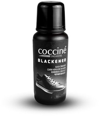Coccine – Sneaker Blackener, Nero Sneakers Ristrutturazione, Correttore in Pelle Nera, Scarpe da Ginnastica Nere, Scarpe Nere Pulite, Cura del Colore, 75 gr