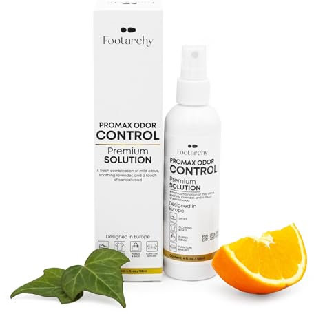 Spray Desodorante Para Calzado y Textiles Aroma Cítrico – Uso Diario, Secado Rápido, Multiusos Para Zapatillas, Taquilla y Armario