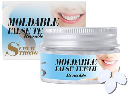 Temporäre Zahnreparaturperlen, Zahnfüllung Reparatur Kit, Zahnreparatur Perlen für Fixierung Füllung Fehlende Gebrochene Zähne, Zahnersatz Provisorischer, Formbare Gefälschte Zähne Zahnfüllmaterial