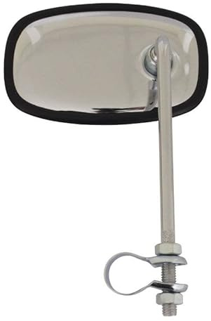 cyclingcolors rétroviseur rectangulaire H111mm L66mm diamètre 22mm acier chromé réversible gauche droit cyclomoteur vintage mobylette vélo