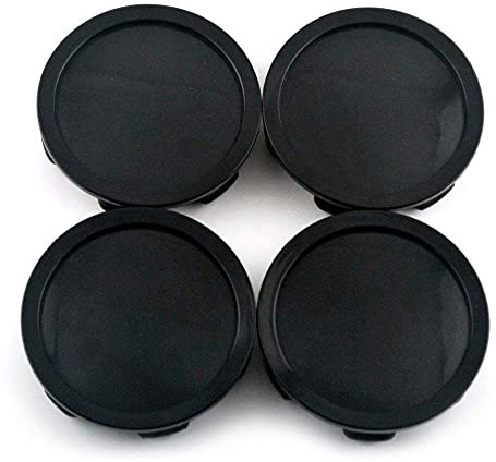 RhinoTuning 4 Stück Radnabenkappen für OZ Racing Nabendeckel OD 74,5 mm ID 70 mm, Schwarz Radnabenabdeckung Geeignet für Superforgiata Rad, M608 M242 81310409 Felgendeckel
