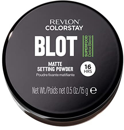 Revlon ColorStay Blot Gesichtspuder, Mattierend, Unschärfen und Ölabsorbierende Einstellpulver, absorbiert Talg, verwischt Unvollkommenheiten und reduziert das Aussehen, 14,2 g