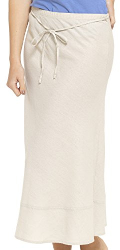 Tom Franks Linen Blend Bias Cut Skirt