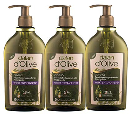3x Dalan d´Olive Flüssigseife entspannend (300ml)